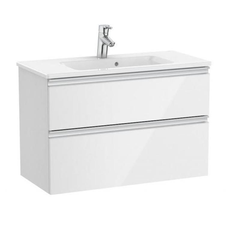 Тумба ROCA THE GAP 80 белый глянец без умывальника подвесная A857399806/857551806