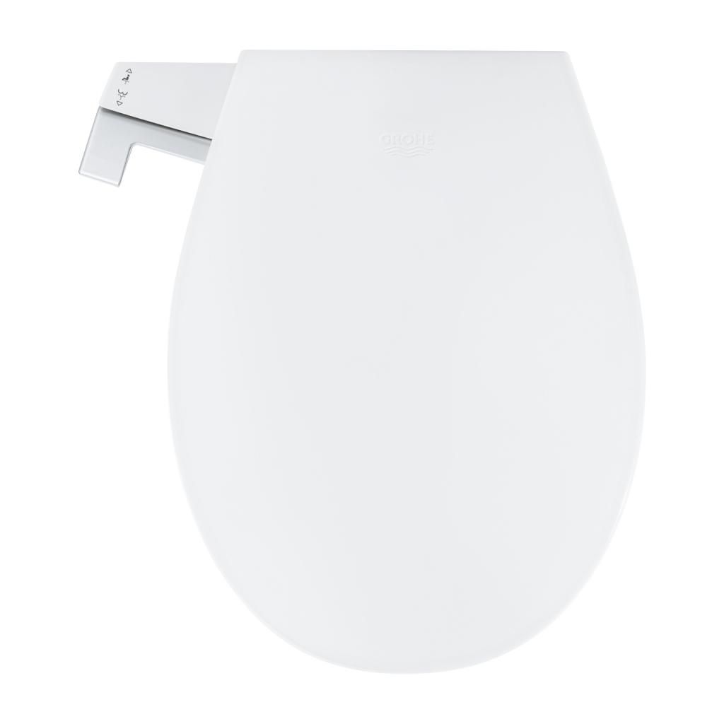 Сиденье для унитаза GROHE BAU CERAMIC DUR микролифт 39648SH0 - фото 4