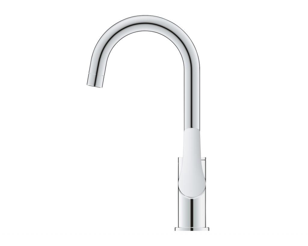 Смеситель для умывальника GROHE EUROSMART донный клапан 3/8 23970003 - фото 2