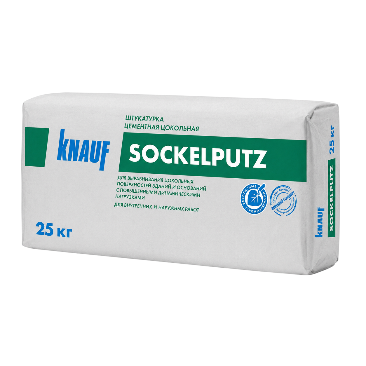 KNAUF ЗОКЕЛЬПУТЦ Штукатурка цементная цокольная 25 кг