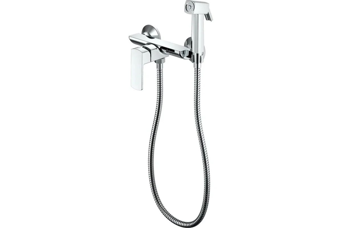 Смеситель для биде HAIBA HB55176 настенный с гигиеническим душем