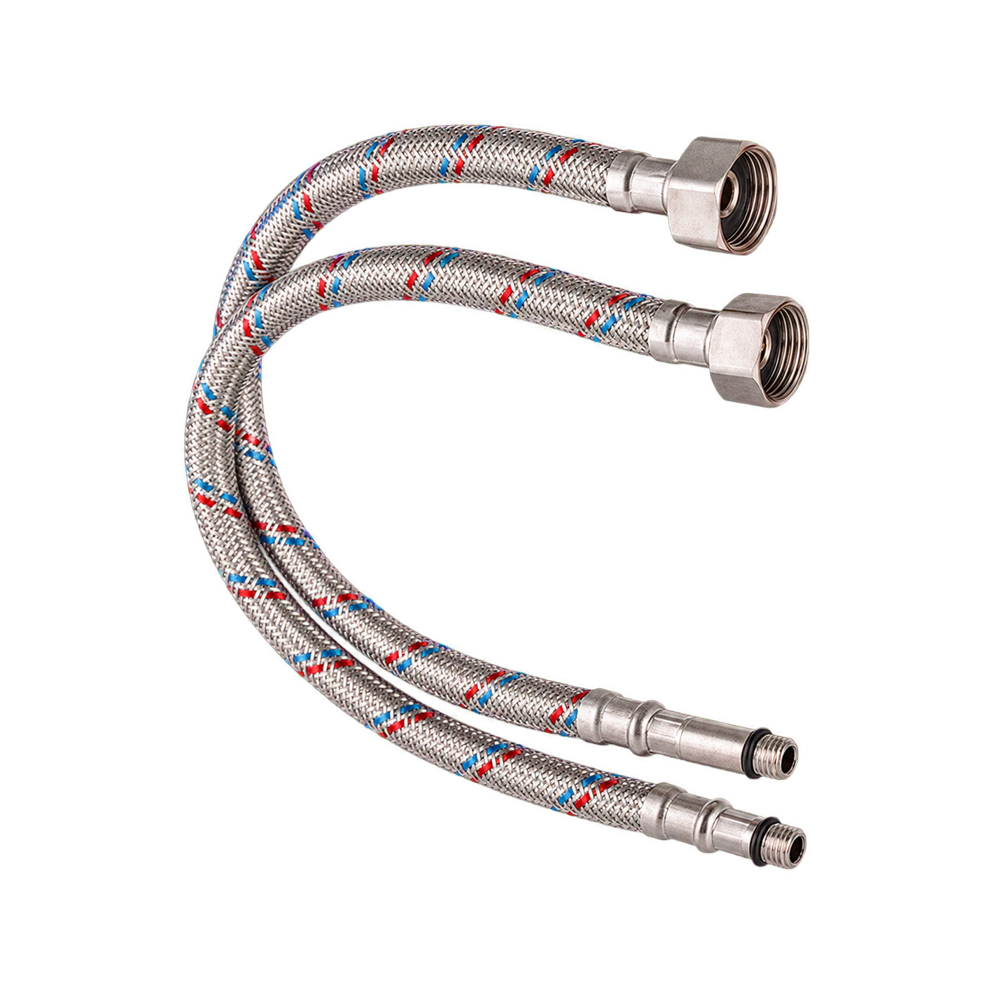 Комплект гибкой подводки для смесителя М10х18+М10х35 - G1/2" 150 см