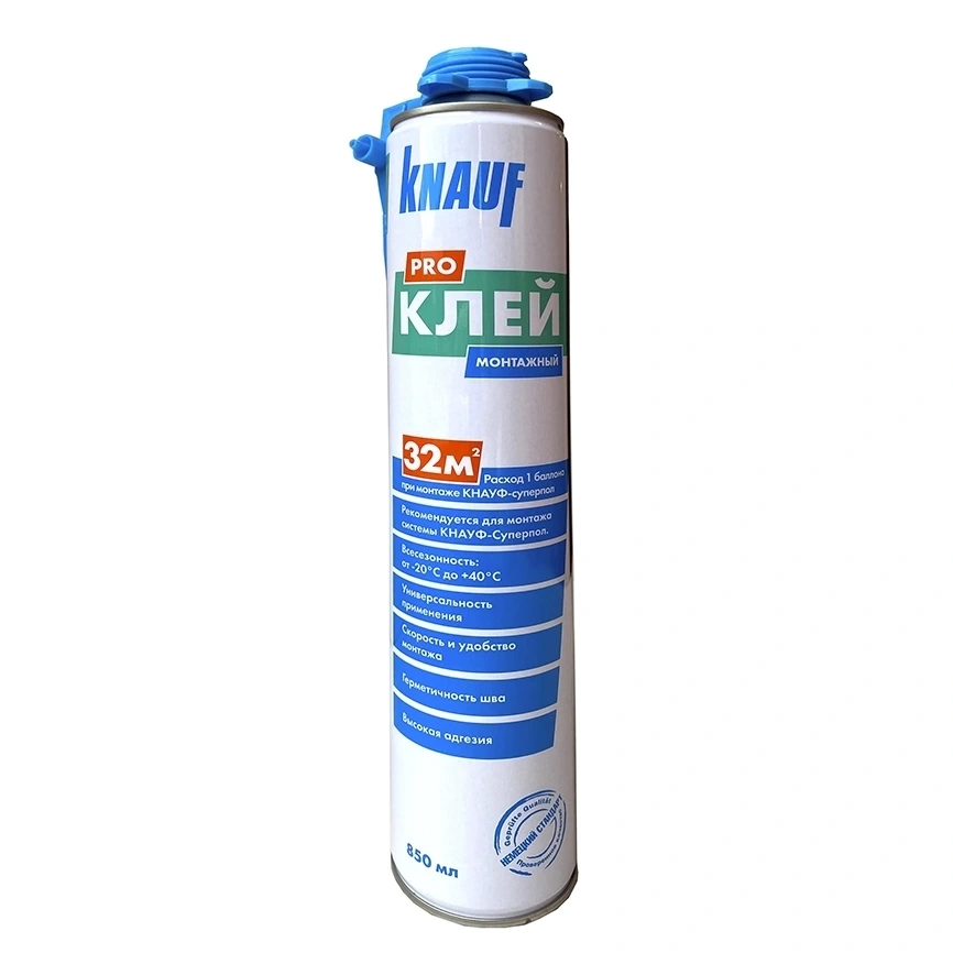 Клей-пена монтажная KNAUF 850 мл