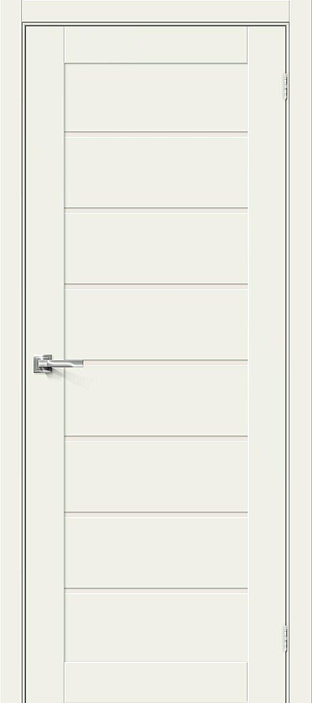 Дверь межкомнатная полотно Браво-22 хард флекс White Mix 2000x800 мм