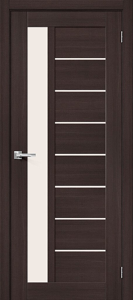 Дверь межкомнатная полотно Порта-27 эко шпон Wenge Veralinga 2000x900 мм