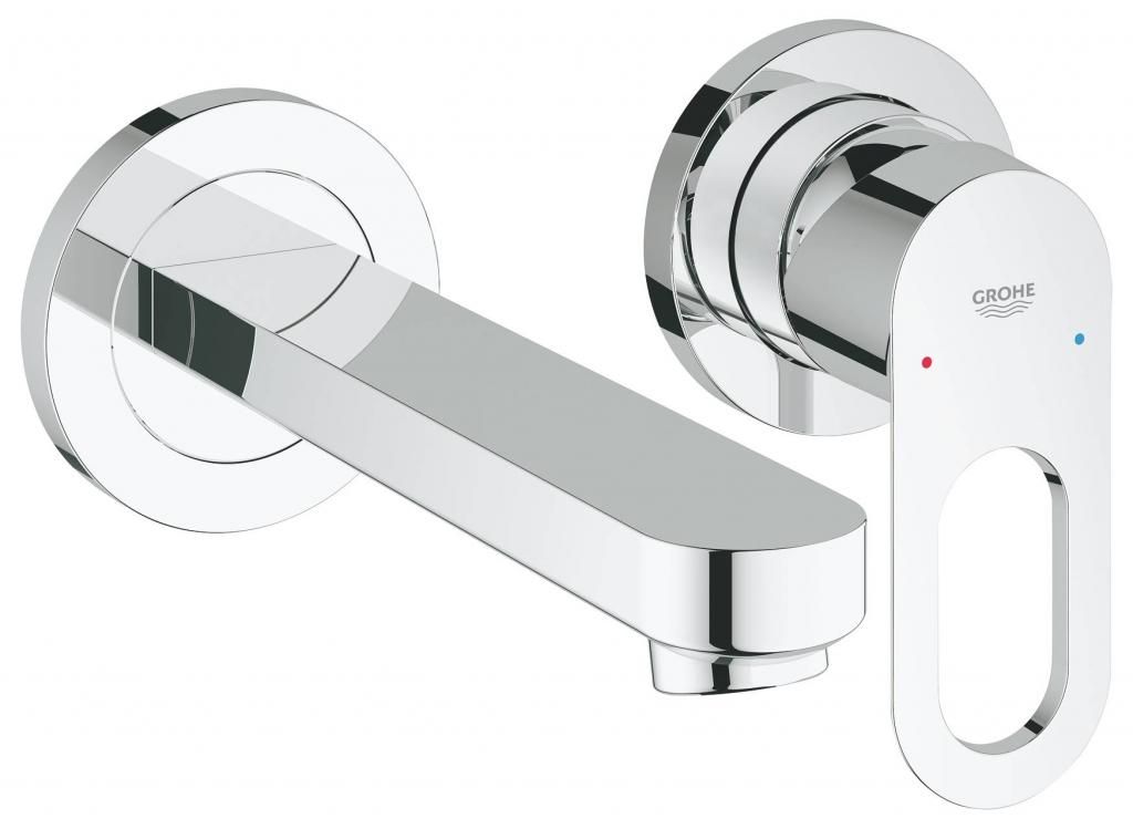 Смеситель для умывальника GROHE BAULOOP литой излив, настенный, на 2 отверстия 20289000