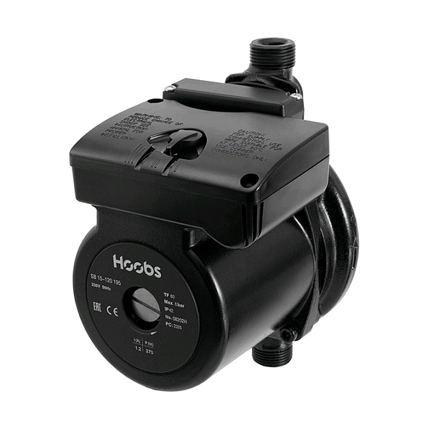 Насос повысительный SB 15-120 195мм 270Вт 1x230В 50Гц (с гайками) Hoobs