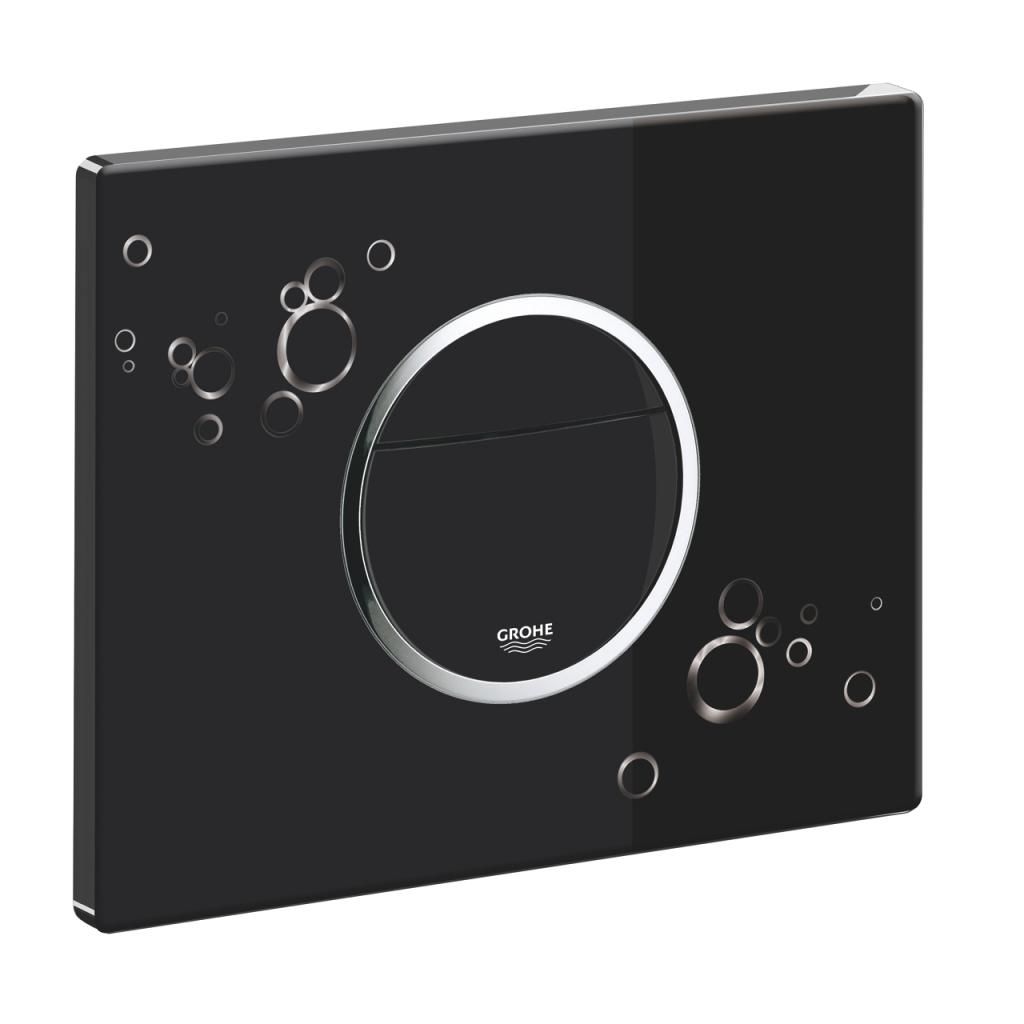 Клавиша двухрежимная GROHE Nova Cosmo 156*197 черый глянец 38847KIO - фото 3