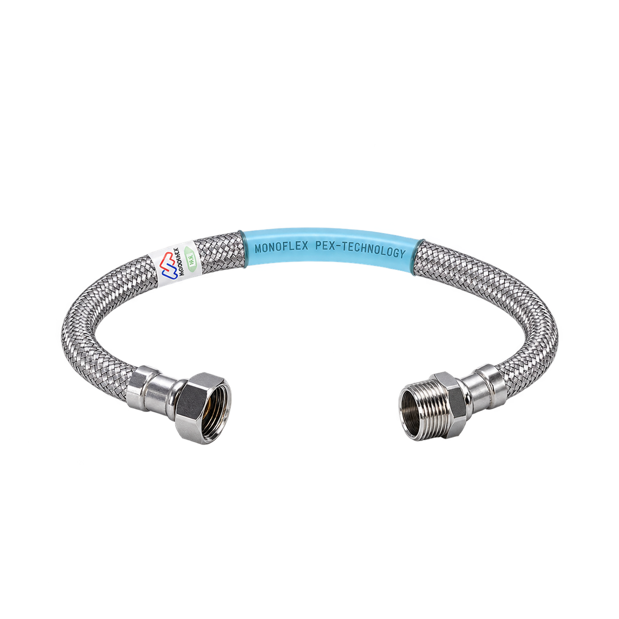 Гибкая подводка MONOFLEX нержавеющая PEX-TECH 60 см внутренняя резьба