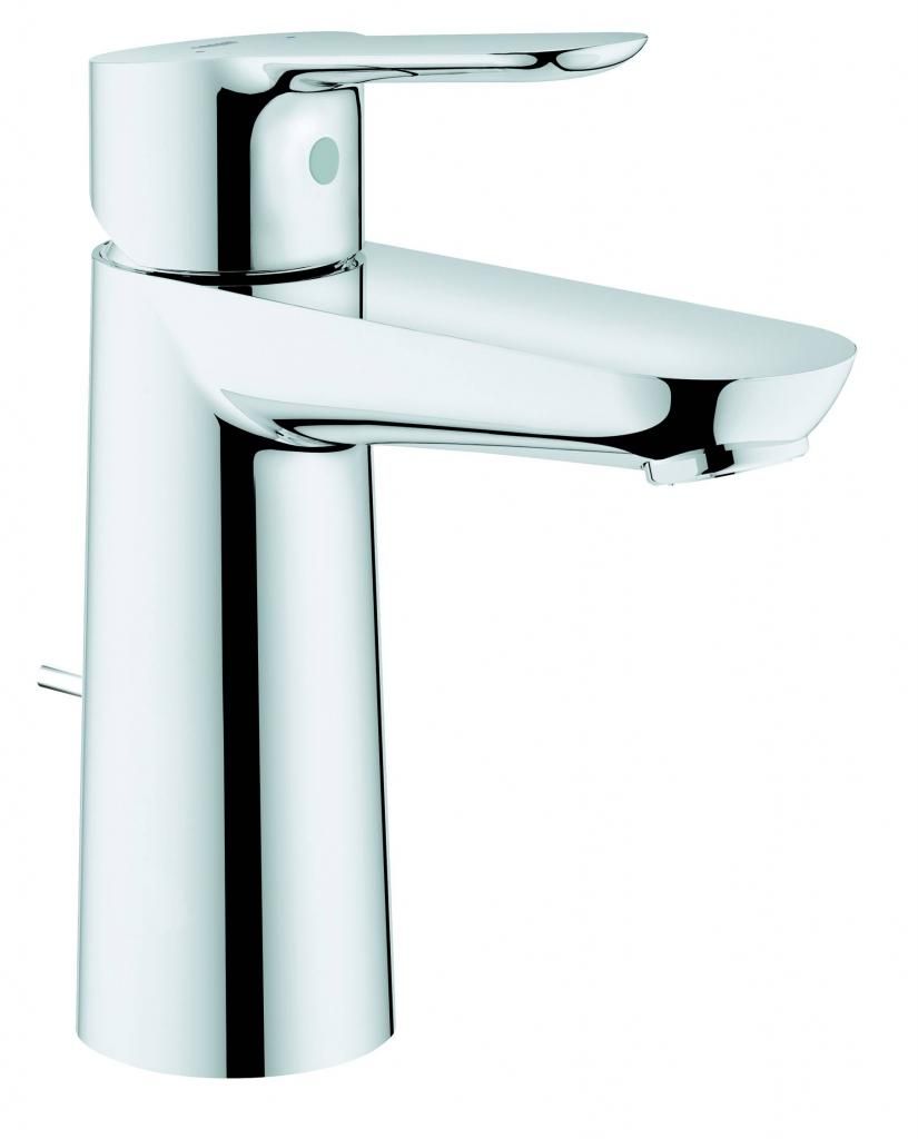 Смеситель для умывальника GROHE BAUEDGE донный клапан 3/8 23758000