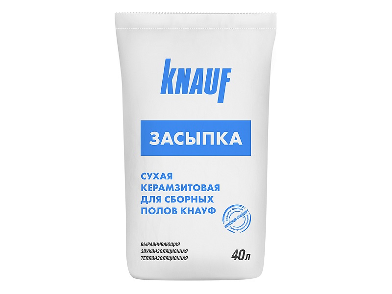 KNAUF ЗАСЫПКА сухая керамзитовая для сборных полов (40 л)