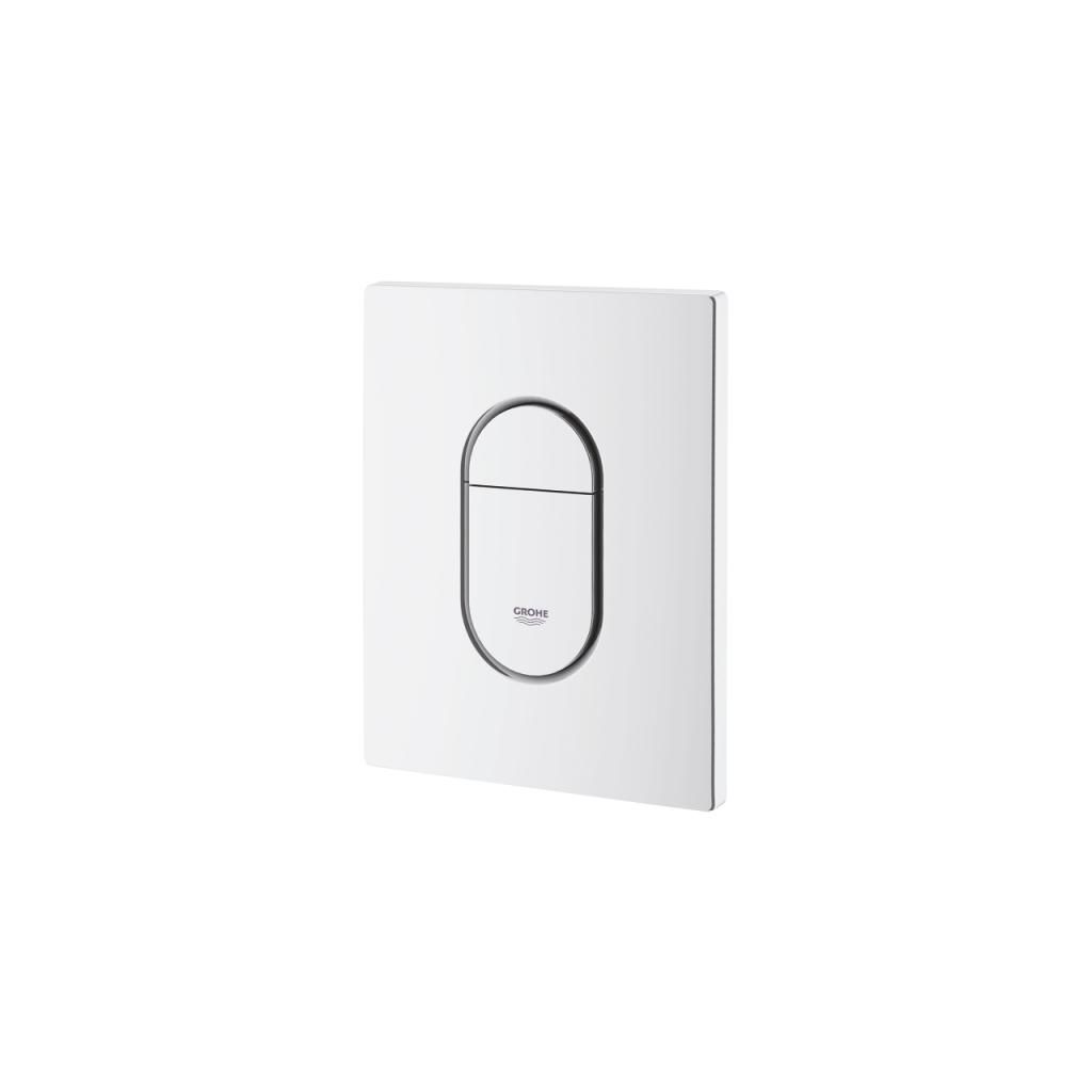 Клавиша двухрежимная GROHE Arena Cosmo 156*197 вертикальная белая 38844SH0 - фото 2