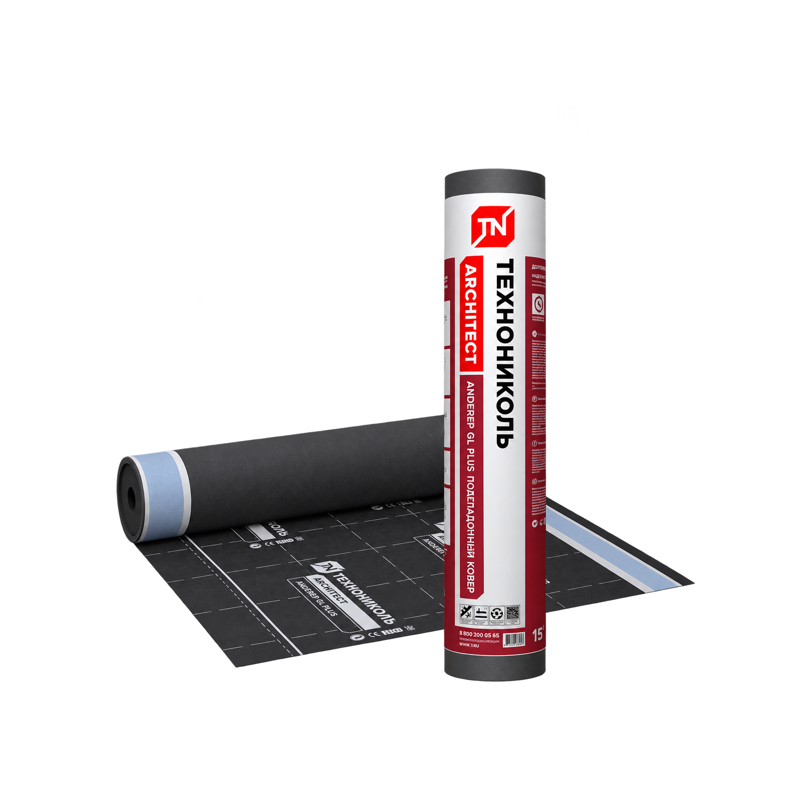 Подкладочный ковер ТЕХНОНИКОЛЬ ARCHITECT ANDEREP GL PLUS 15 м2