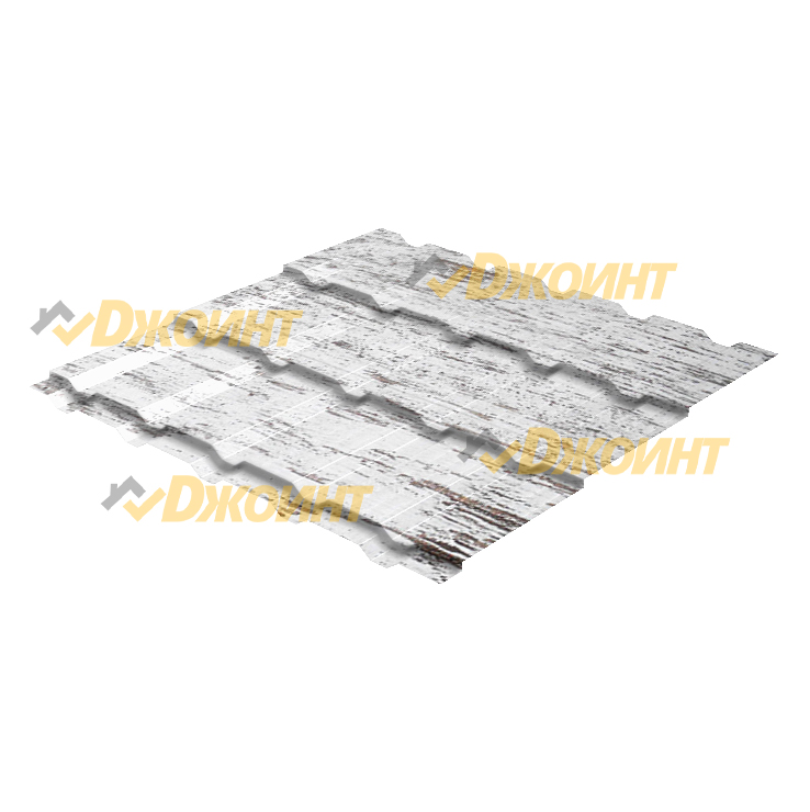 Металлочерепица Каскад 0,5 Printech Stone Birch (Каменная береза)
