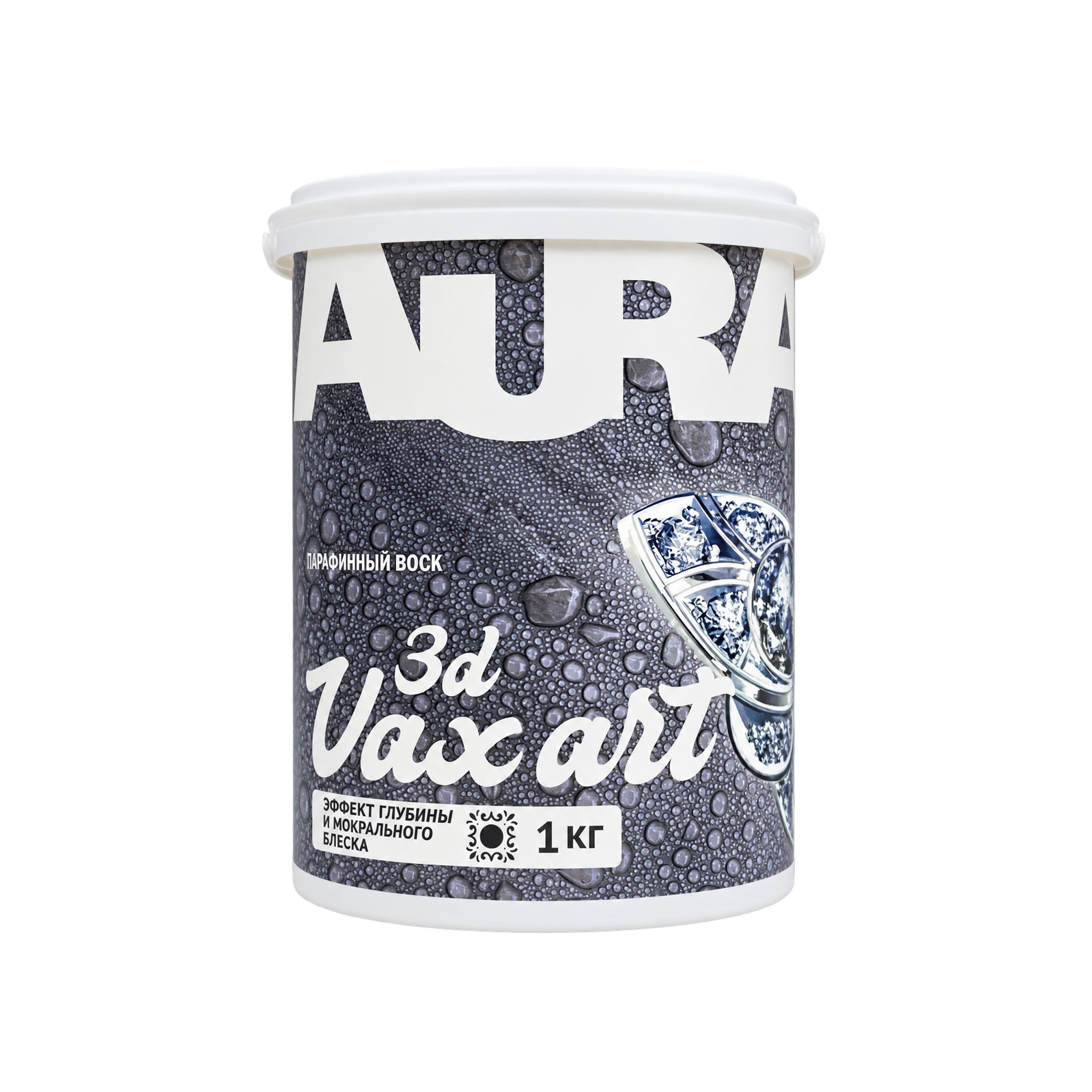 Декоративный защитный воск Aura Vax 3D Art 1 кг