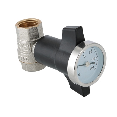 Кран шаровой Valtec с термометром 1/2"