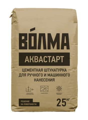 Штукатурка цементная Волма-Аквастарт (ВТР) 25 кг