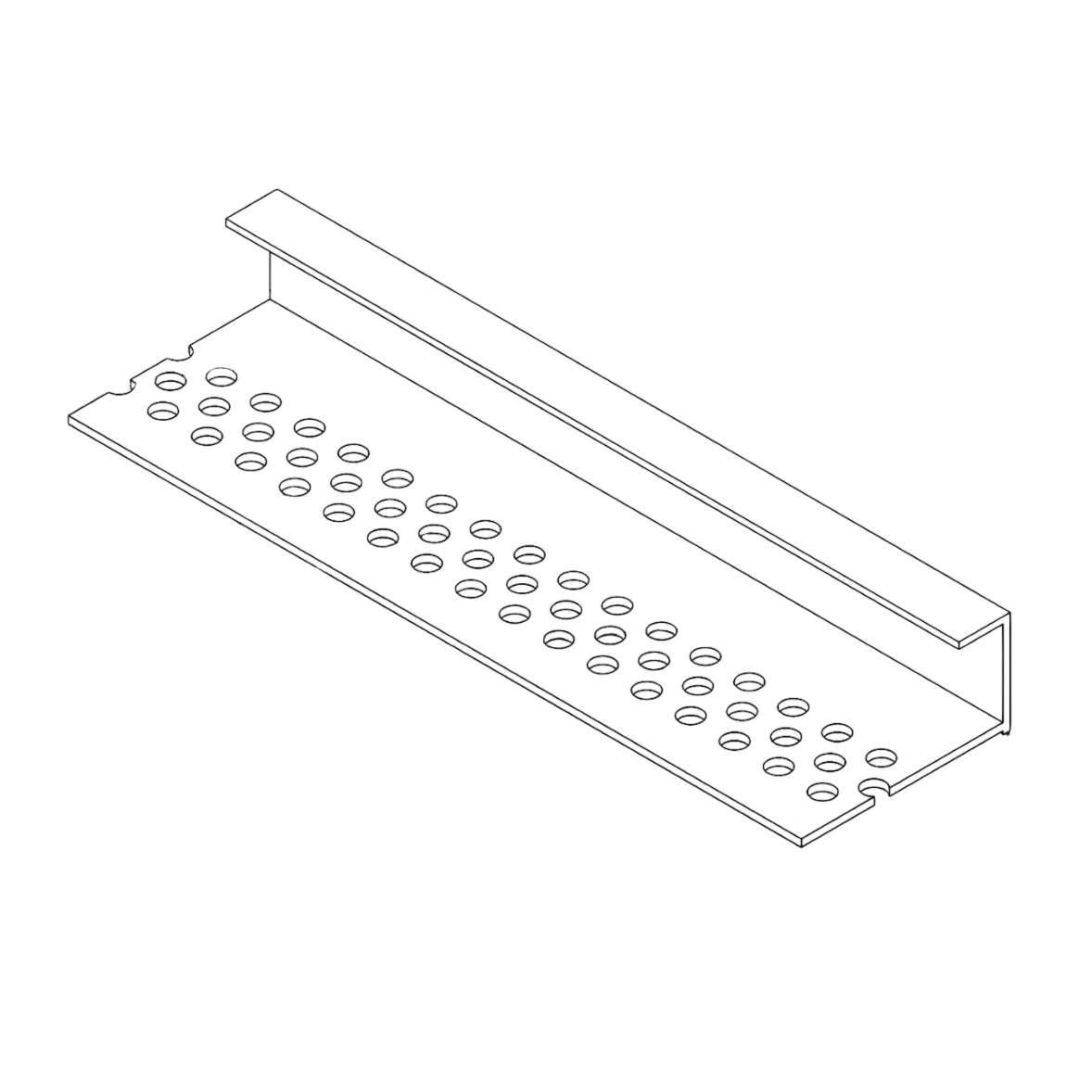 Профиль ПВХ финишный Perfekt Line Perfect Line 16*30 мм 3,05 м (50 шт)