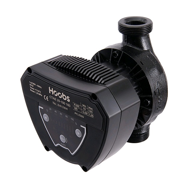 Насос циркуляционный CTAE 25-80 180мм 130Вт 1x230В 50Гц (с гайками) Hoobs