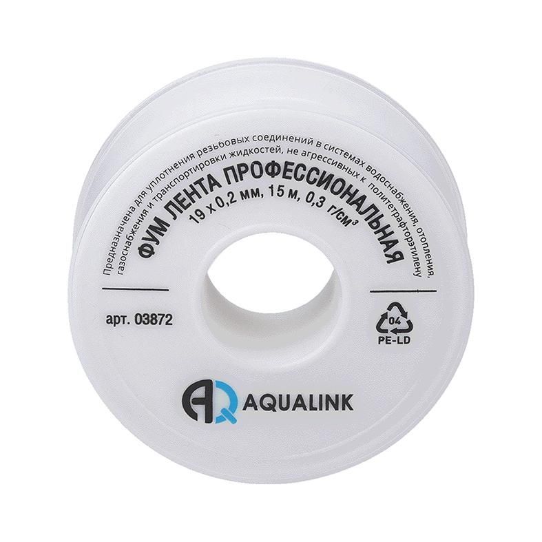 Лента ФУМ AQUALINK 19мм*15м*0,2мм