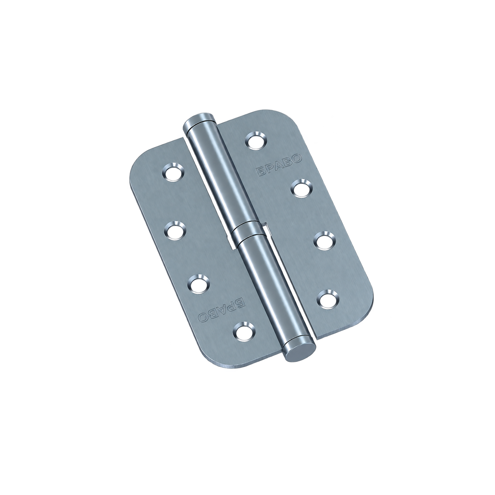 Петля врезная стальная Bravo RS-10-1BB 100*70*2,5 SC МатХром R/Пр. (пром.)