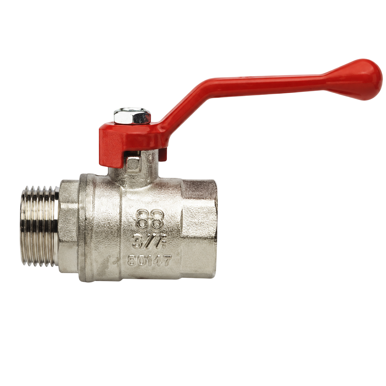 Кран шаровый REMER 1 1/2 гш ручка-рычаг RR370