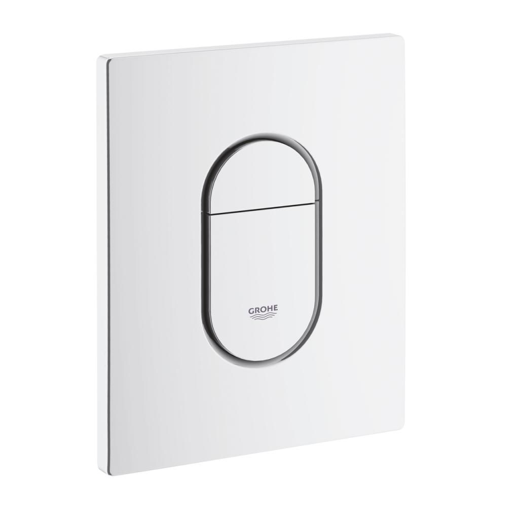 Клавиша двухрежимная GROHE Arena Cosmo 156*197 вертикальная белая 38844SH0