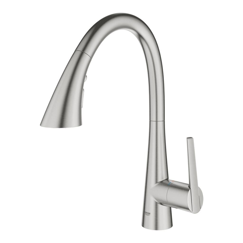 Смеситель для мойки GROHE ZEDRA вытяжной излив 3/8 32294DC2 - фото 5