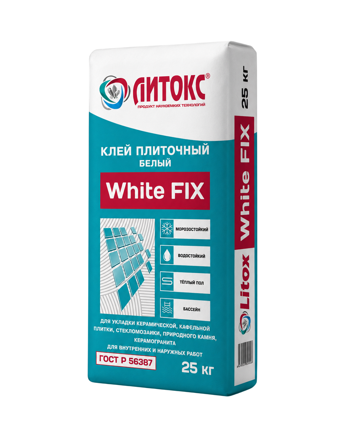ЛИТОКС White FIX Клей плиточный 25 кг
