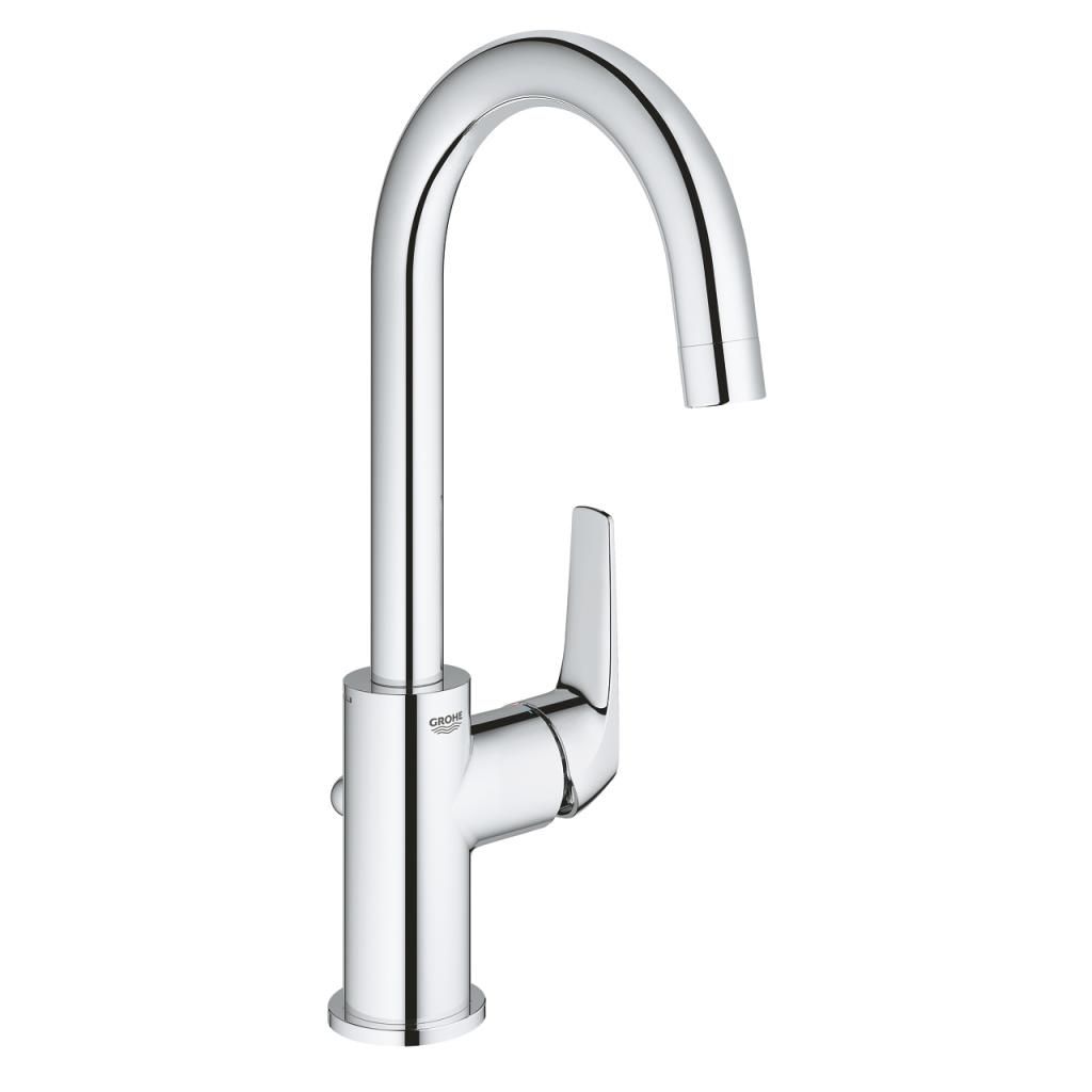 Смеситель для умывальника GROHE BAUFLOW донный клапан 3/8 23753000