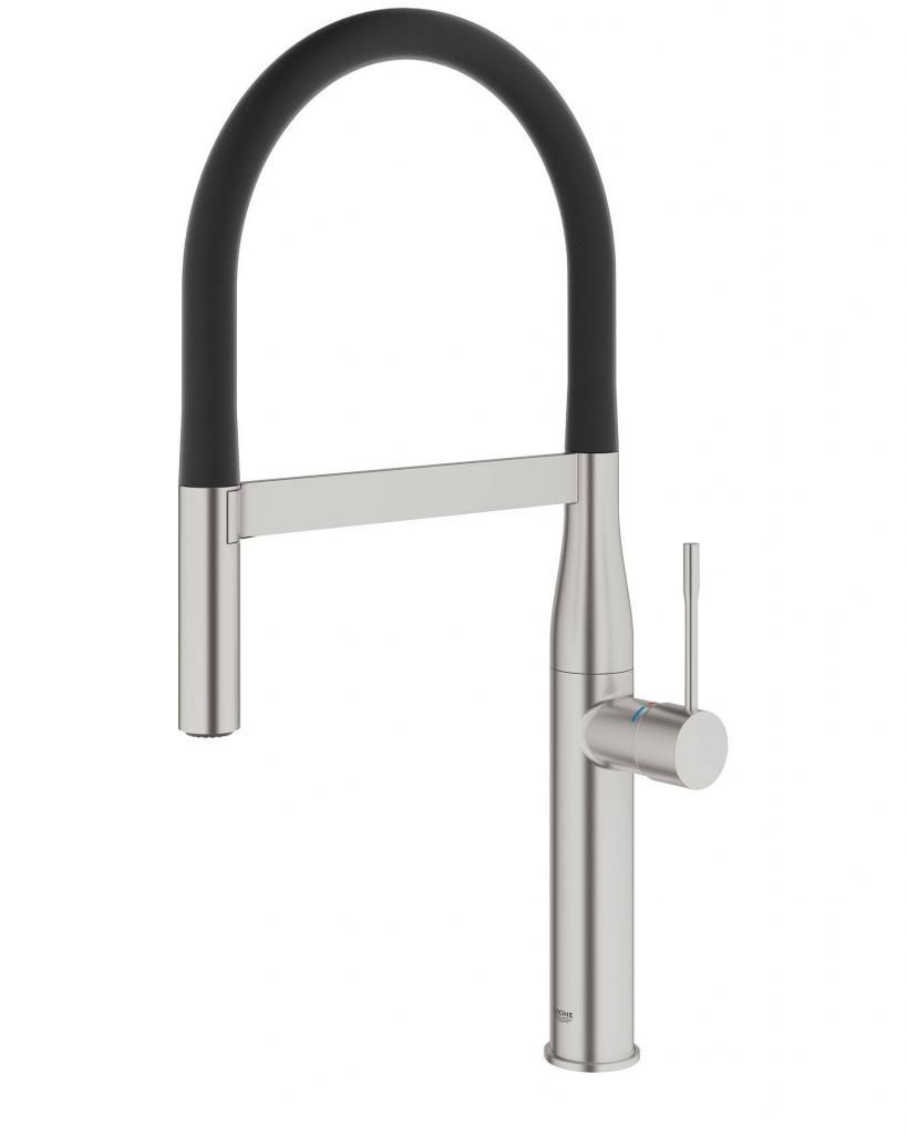 Смеситель для мойки GROHE ESSENCE вытяжной излив, 3/8 с профессиональной лейкой 30294DC0 - фото 3