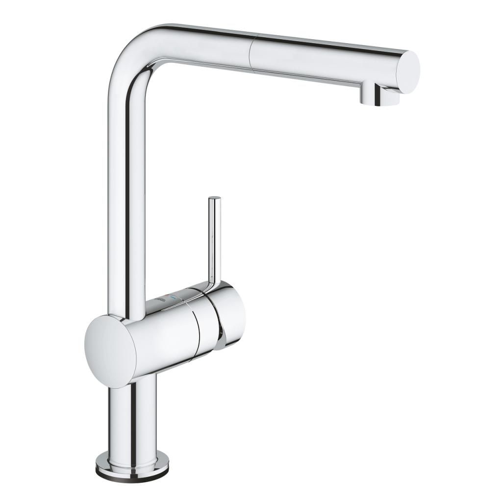Смеситель для мойки GROHE MINTA Touch вытяжной излив 3/8 сенсорный 31360001