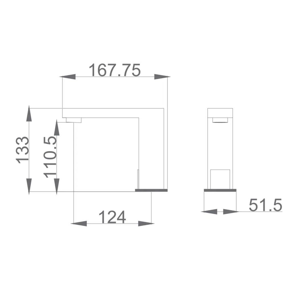 Смеситель для умывальника HAIBA HB524 сенсорный 1/2 - фото 2