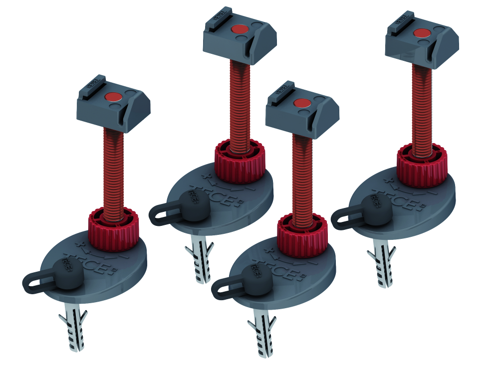 Комплект опор, 4 шт. 92 -139 мм TECEdrainline