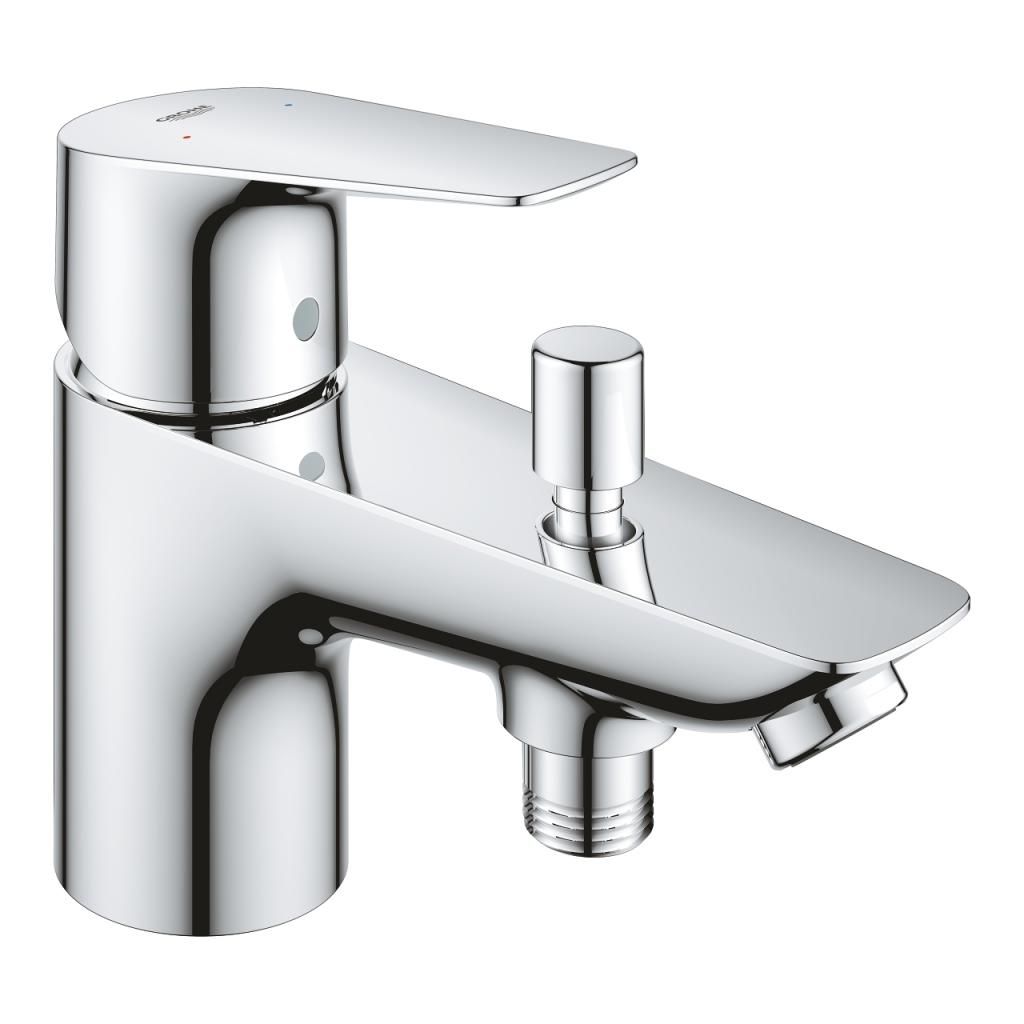 Смеситель для ванны GROHE BAUEDGE набортный, на 1 отверстие, без аксессуаров 23562001