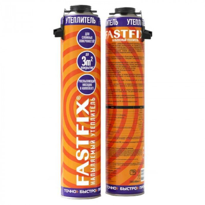 Утеплитель напыляемый ПЕНОПЛЭКС Fastfix 850 мл, 0,89 кг