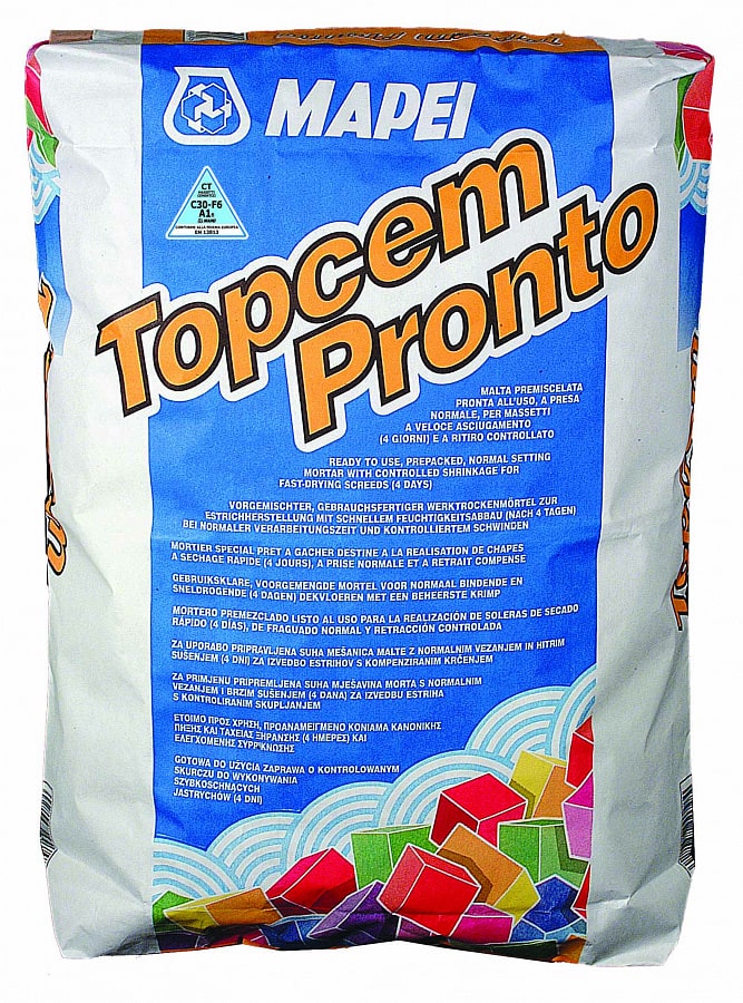 MAPEI TOPCEM PRONTO Стяжка быстросохнущая (25 кг)