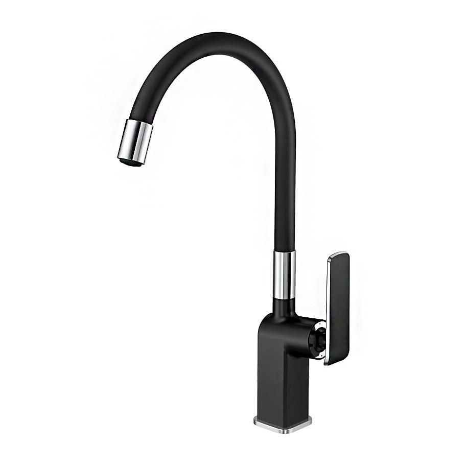 Смеситель для мойки HAIBA HB73548-7 черный, хром 1/2