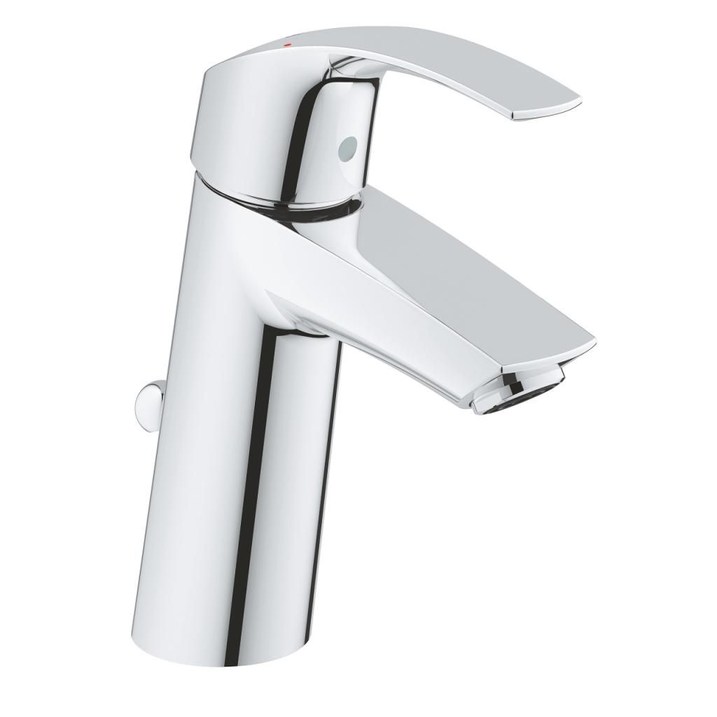 Смеситель для умывальника GROHE EUROSMART донный клапан 3/8 23322001 - фото 2