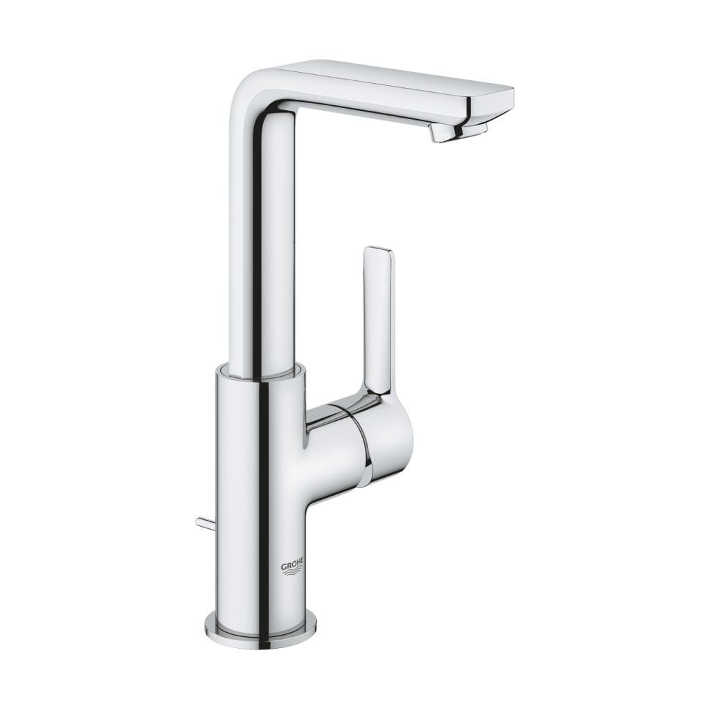 Смеситель для умывальника GROHE LINEARE донный клапан 3/8 23296001