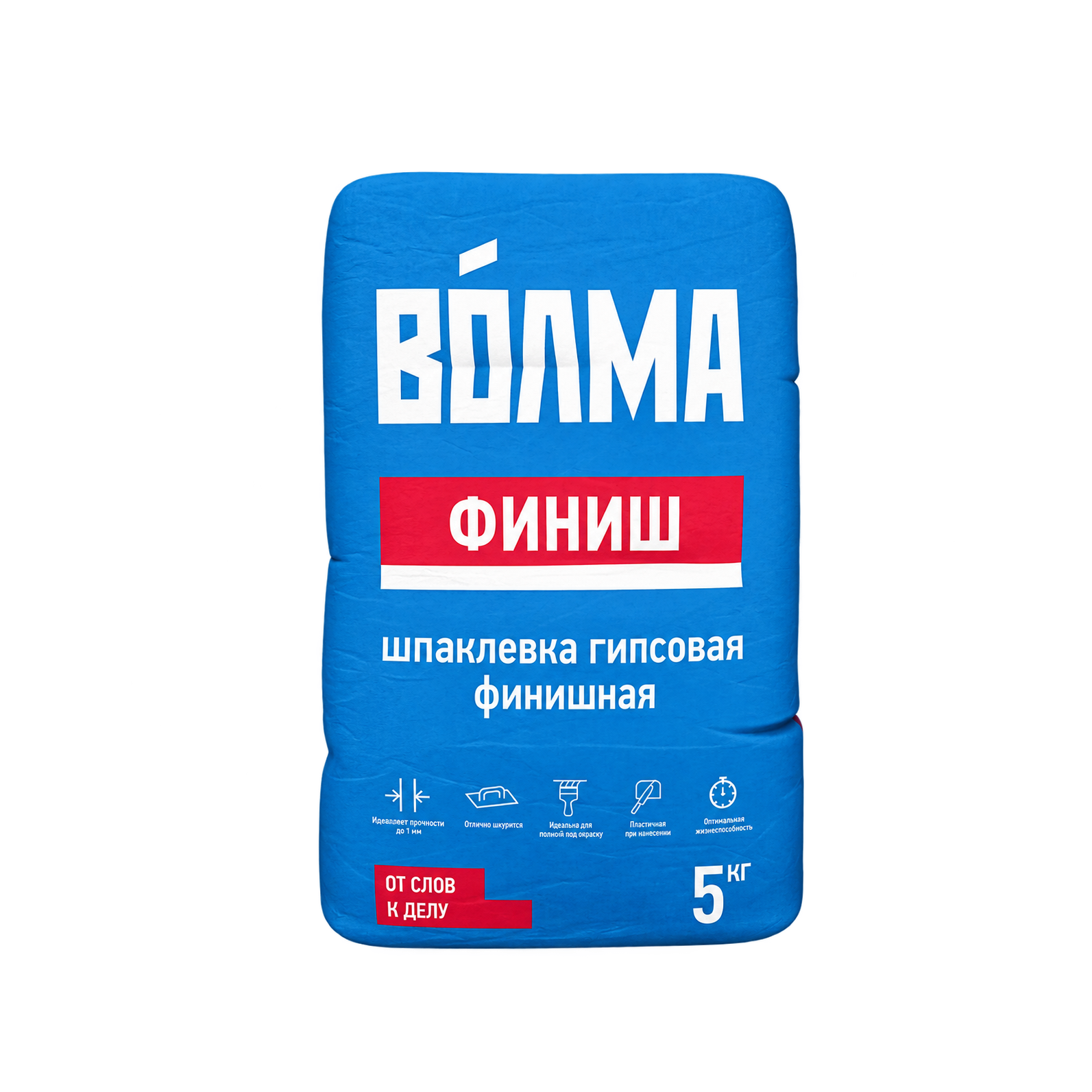 ВОЛМА ФИНИШ Шпаклевка гипсовая 5 кг