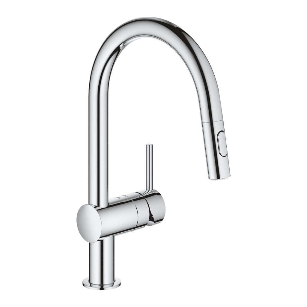 Смеситель для мойки GROHE MINTA вытяжной излив 3/8 32321002
