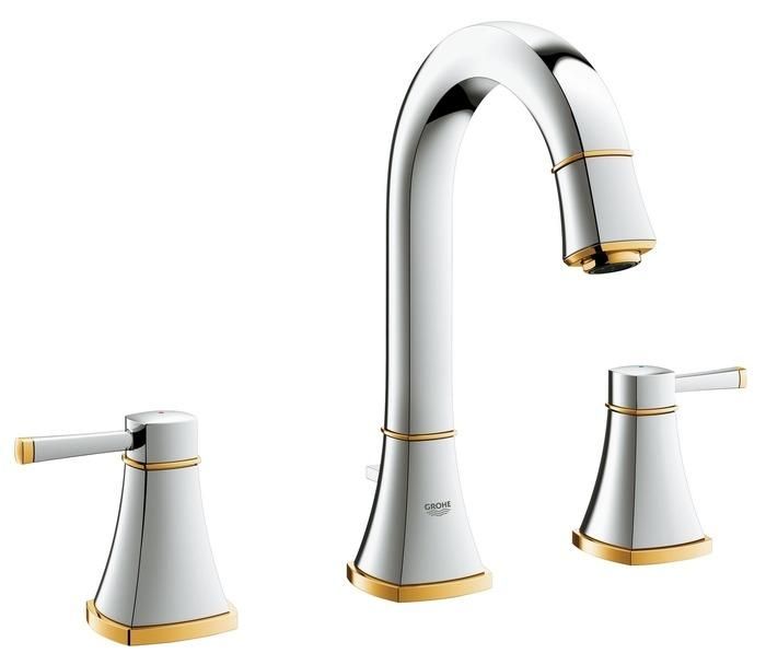 Смеситель для умывальника GROHE GRANDERA на 3 отверстия, донный клапан 20389IG0