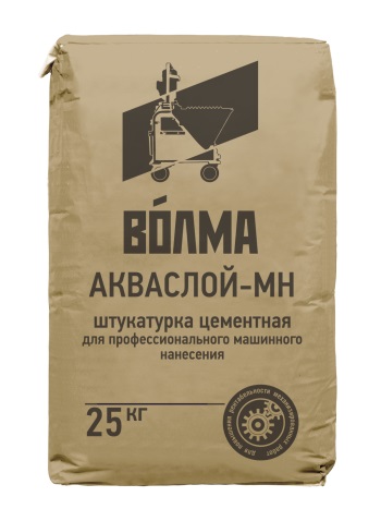 ВОЛМА Штукатурка цементная Акваслой МН (ВТР) 25 кг