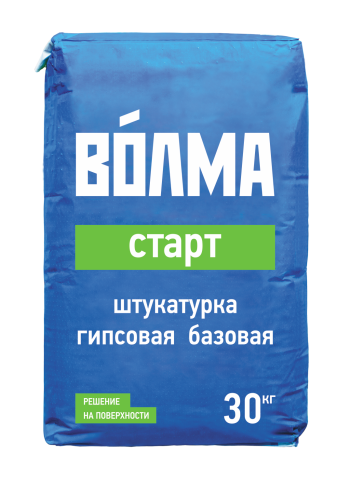 ВОЛМА СТАРТ Штукатурка гипсовая базовая 30 кг (МКП)