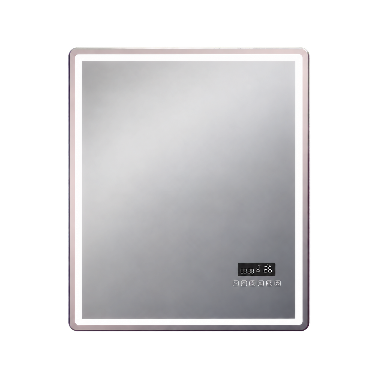Зеркало VIGO GEOMETRY MEDIA VOICE 60 с подсветкой, сенсорное, антизапотевание bt. 044