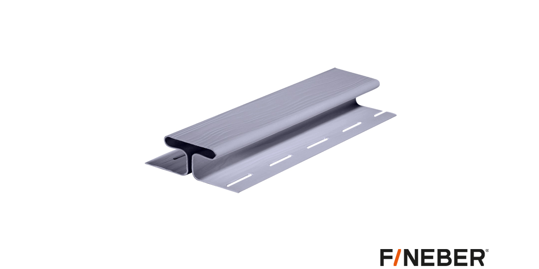 Профиль для сайдинга Fineber H-профиль CLASSIC COLOR Серо-голубой