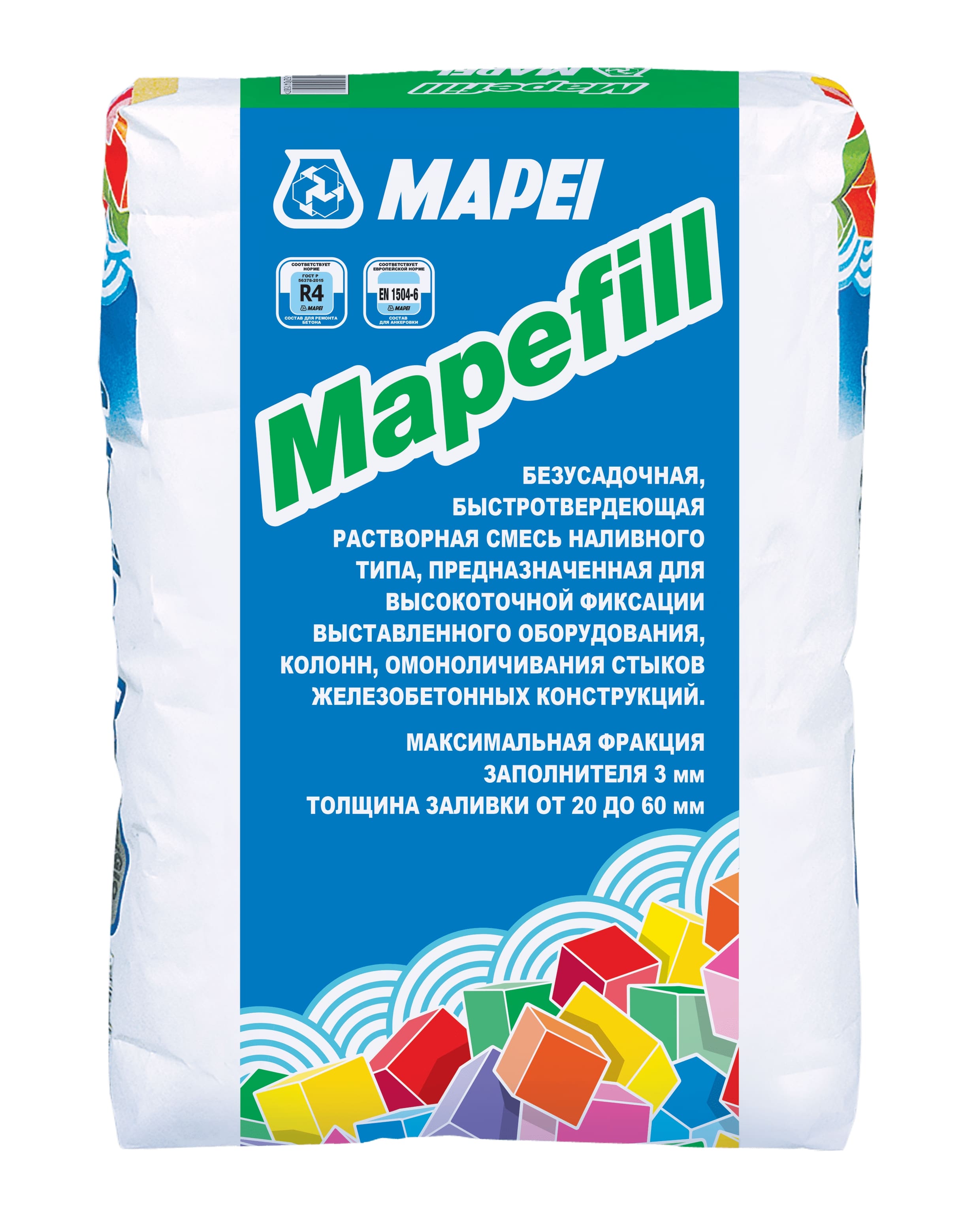 MAPEI MAPEFILL Цементный раствор для анкеровки 25 кг