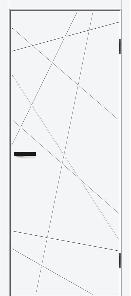 Дверь межкомнатная полотно Граффити-5.Д.П пэт White Silk 2000x700 мм