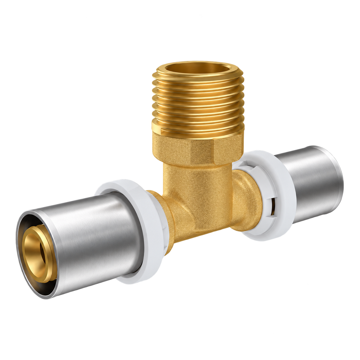 Пресс тройник НР 16х1/2"х16 RIIFO Omni